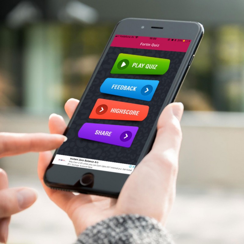 IONIC QUIZ APPLICATION