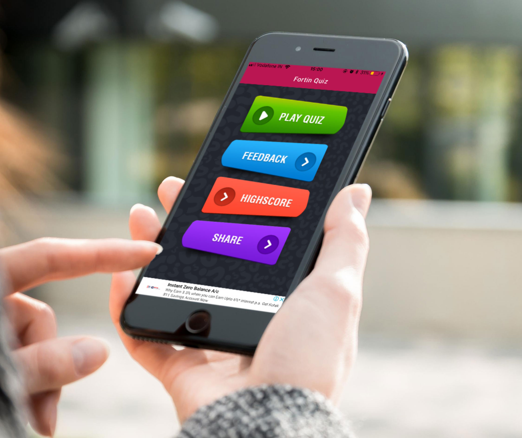 IONIC QUIZ APPLICATION